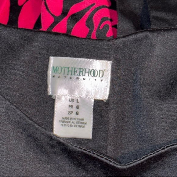 Motherhood Maternity Floral Sleeveless Dress in Black and Pink, sz L - Picture 7 of 10